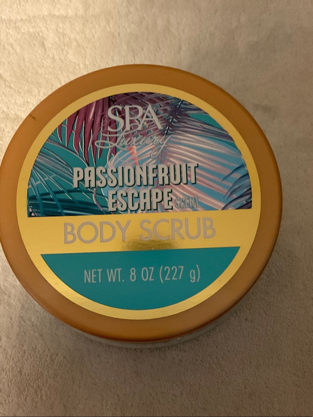 Passionfruit Escape Body Scrub — Yellow